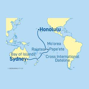 18 Nights Royal Carribean Sydney to Honolulu Cruise 14th April $3,328.96 for 2 ($1664 Per Person Twin Share) @ Ozcruising