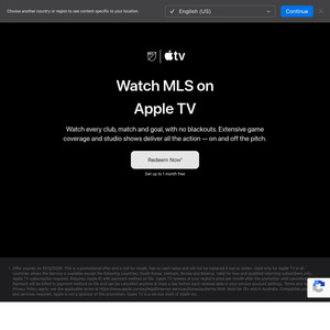30 Days Free Apple TV+ for New and Eligible Returning Subscribers @ Apple