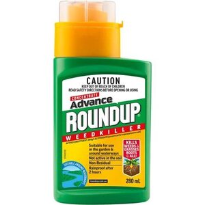 Roundup Advanced Concentrate Weed Killer 280ml $18.72 + Delivery ($0 with Prime/ $59 Spend) @ Amazon AU