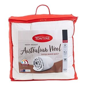 Tontine 500 GSM Heavy Weight Australian Wool Quilt King Size $69.99 + Delivery ($0 in-Store/ C&C/ $100 Order) @ Harris Scarfe