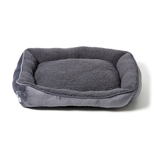 Perfect Pet Bolstered Soft Lined Bed (Grey) $6 (Was $20) + Delivery ($0 C&C) @ BIG W