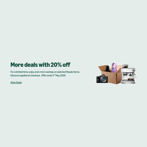 [Pre Owned, Used, Open Box] Extra 20% off (Exclusions Apply) @ Amazon Resale