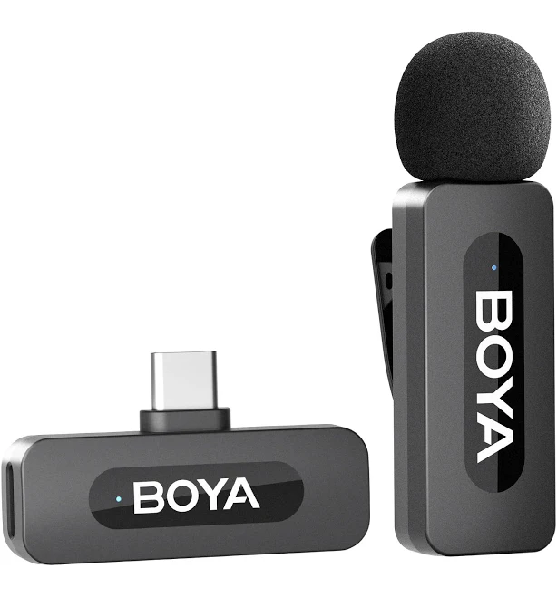 Boya BY-V10 Wireless Lavalier Microphone for Android USB-C