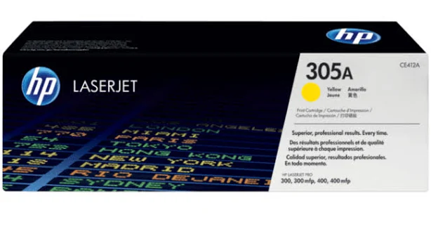HP 305A Toner Ink Cartridge Yellow LaserJet Genuine