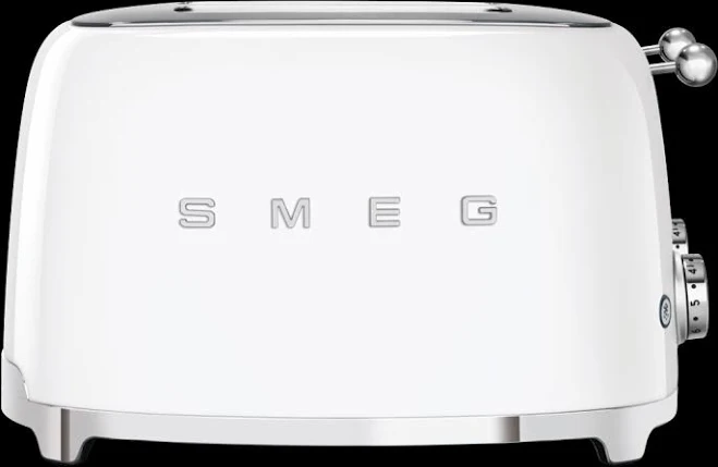 Smeg 50s Style 4 Slot Toaster - White