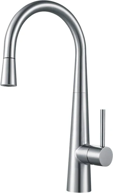 Hafele Mixer Tap Brushed Stainless Steel Pullout Sprayer