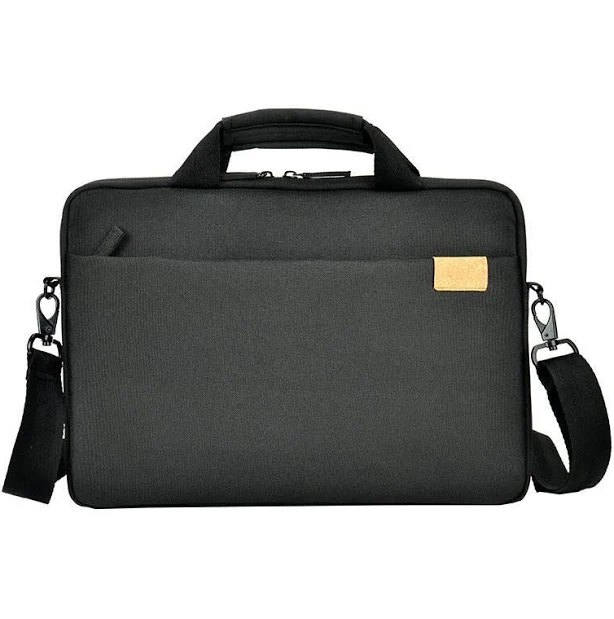 XCD Recycled 13.3" Slimline Laptop Briefcase Bag V2 (Black)