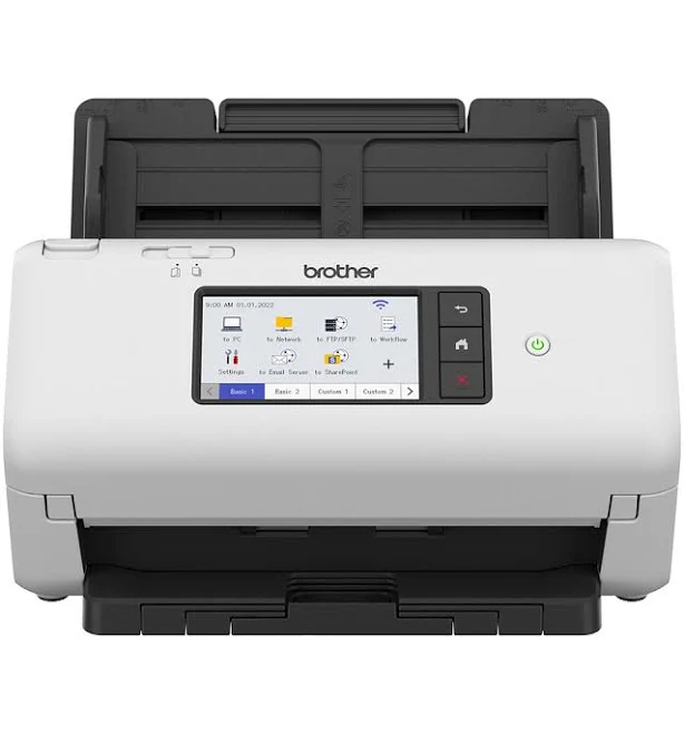 Brother ADS-4700W Wireless Desktop Advanced Document Scanner Touch Screen