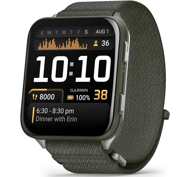 Garmin Venu X1 Titanium Caseback (Moss)