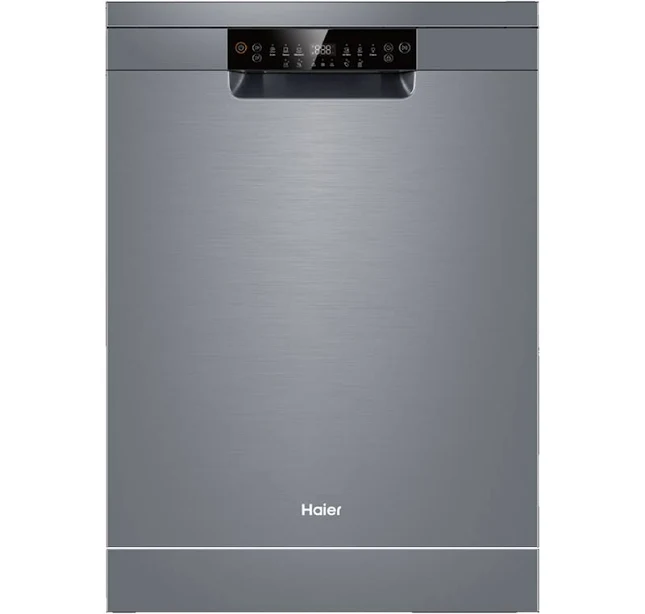 Haier HDW15F1S1 15 Place Setting Freestanding Dishwasher (Satina)