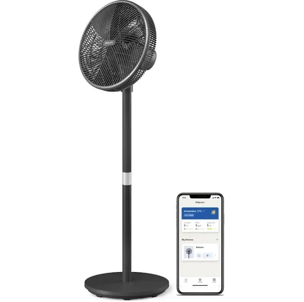 Philips 3000 Series Pedestal Fan (Black)