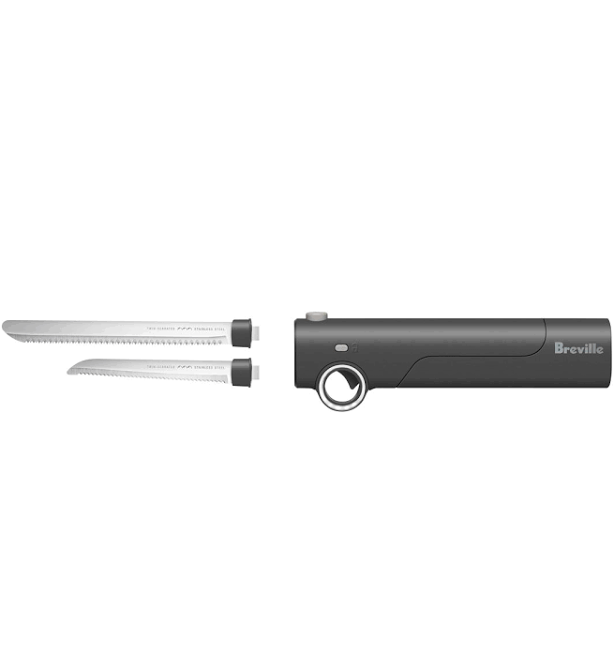 Breville The Slice N Carve Cordless Electric Knife Grey