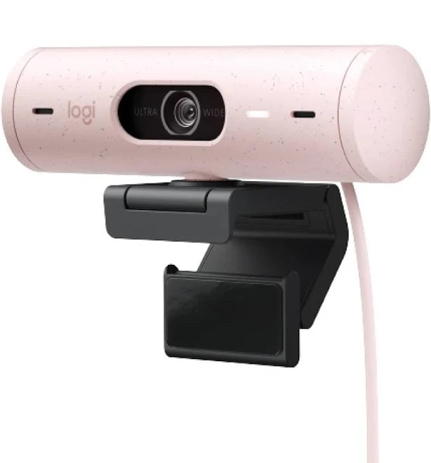 Logitech BRIO 500 Full HD 1080p webcam (Rose)