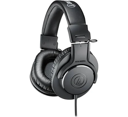 Audio-Technica ATH-M20x Monitor Over-Ear Headphones (1.2M)