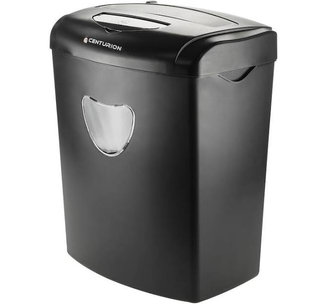 Centurion 21L Cross-Cut Office Shredder 10-Sheet Paper, CD & Credit Card Security