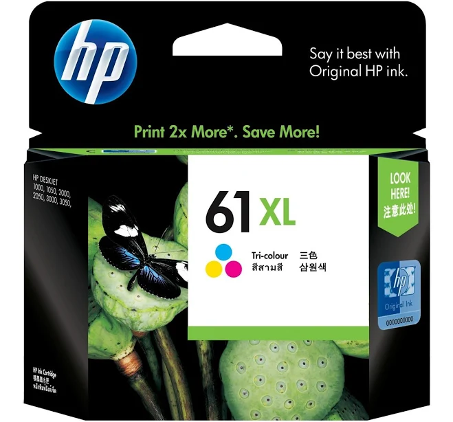 HP 61XL High Yield Tri-Colour Original Ink Cartridge