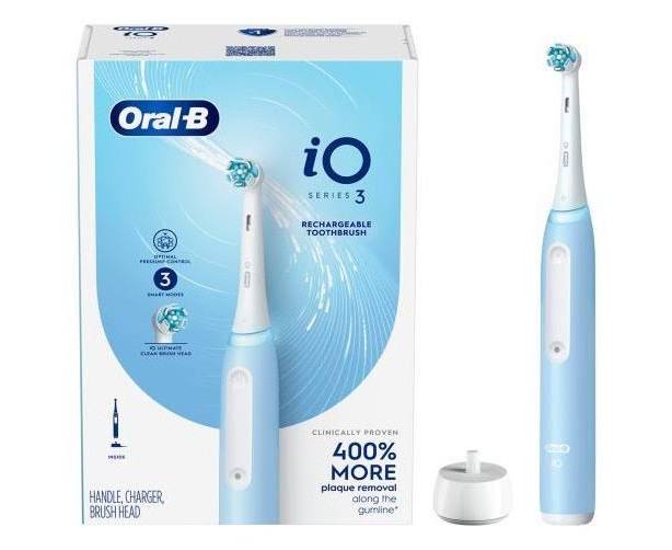 Oral B IO Series 3 Electric Toothbrush Ice Blue