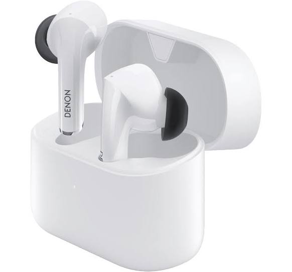 Denon AH-C830NCWW True Wireless Noise Cancelling In-Ear Headphones (White)
