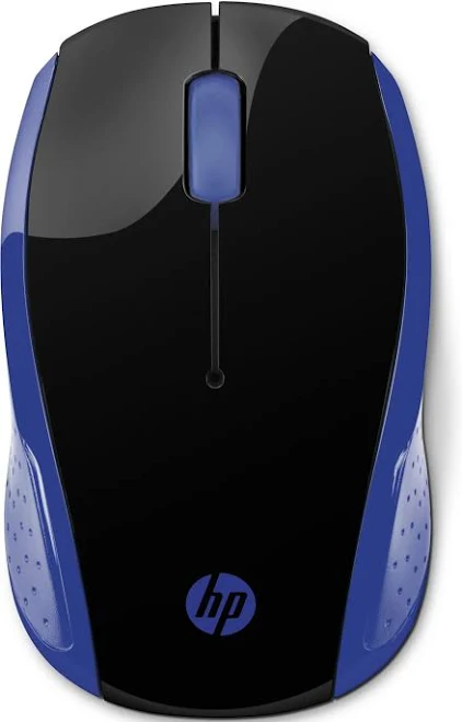 HP 200 Black Wireless Mouse (Marine Blue)
