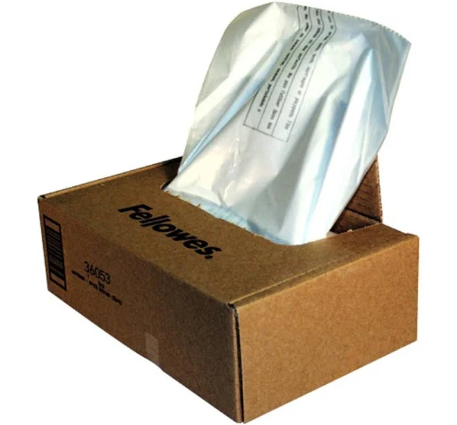 Fellowes Shredder Wastebags To Fit 90S, 99Ci And B-141C Machines Pack 100