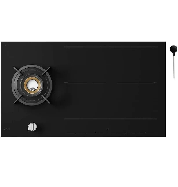 ASKO 90cm Duo Fusion Combined Gas and Induction Cooktop - Matte Black