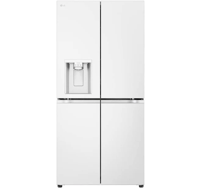 LG GF-L500MWH 506L Slim French Door Fridge (Matte White)