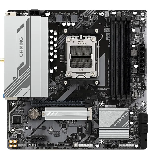 Gigabyte B650M Gaming Plus WiFi AM5 mATX Motherboard (GA-B650M-GAMING-PLUS-WF)