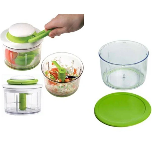 Chef'n VeggiChop 900ml Manual Food Processor (Green)