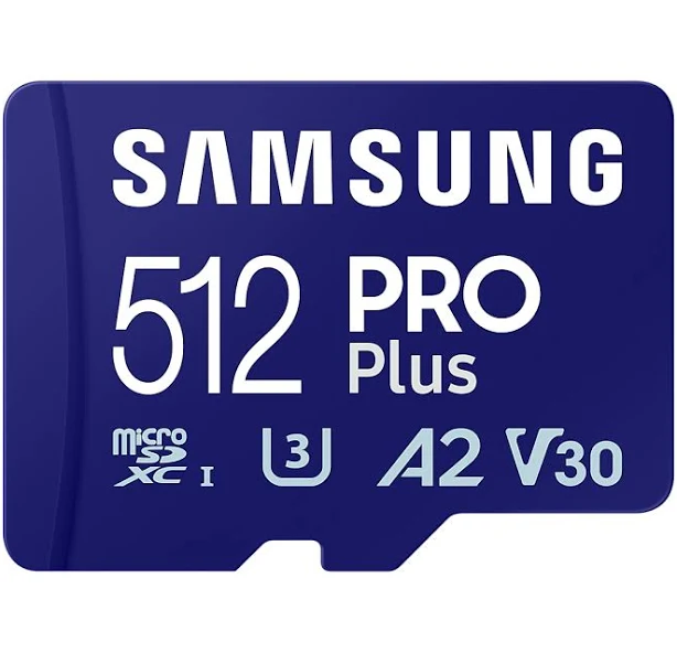 Samsung 512GB Micro SDXC Pro Plus Memory Card
