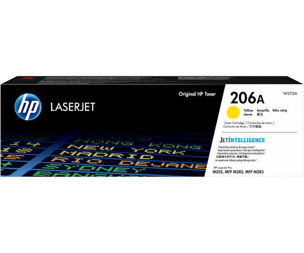 HP 206A Toner Ink Cartridge Yellow LaserJet Genuine