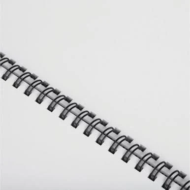 Fellowes Pack 100 Wire Binding Comb 34 Loop 8mm A4 (Black)