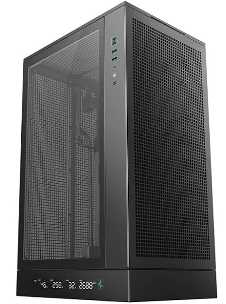 Deepcool CH270 Digital High Airflow Vertical TG mATX Case (Black)