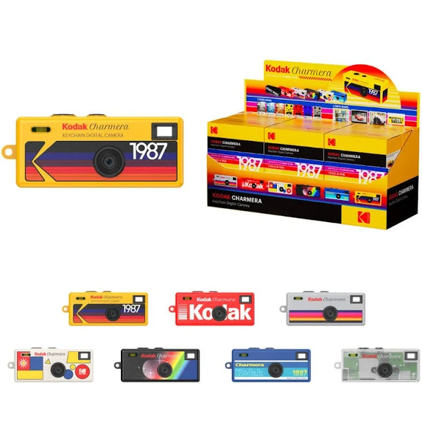 Kodak CHARMERA Keychain Mini Digital Camera Collectable Blind Box Single Box (1PC)