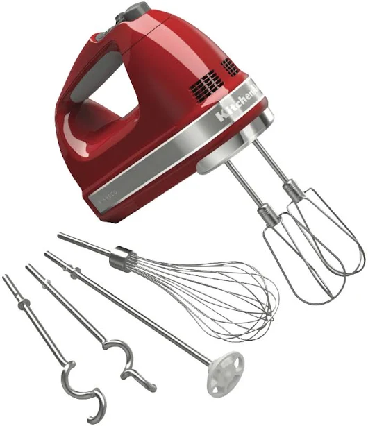 KitchenAid Hand Mixer Empire Red