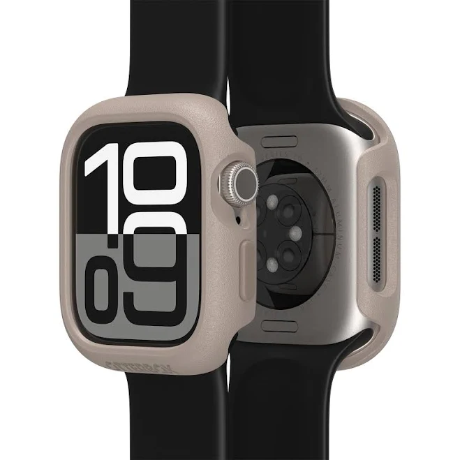 OtterBox All Day Watch Bumper for Apple Watch Series SE/6/5/4-44mm, Shockproof, Drop Proof, Sleek Protective Case for Apple Watch, Guards Display and Edges, Brown/Red