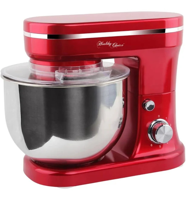 Healthy Choice 1200W Mix Master 5L Kitchen Stand (Red)