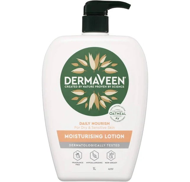 DermaVeen Daily Nourish Moisturizing Lotion, 1L