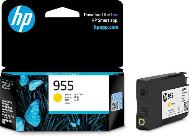 HP 955 Original Ink Cartridge (Yellow)
