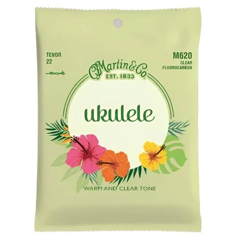 Martin Guitar M620 Ukulele Strings Fluorocarbon Tenor Gauge