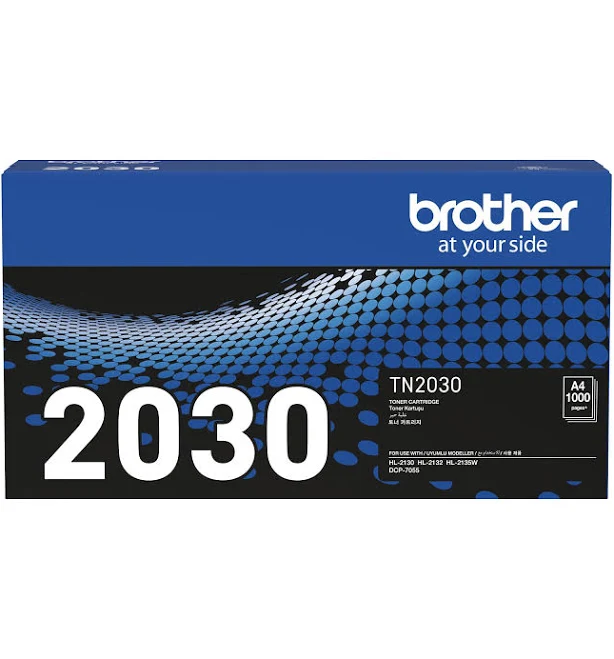 Brother TN-2030 Toner Ink Cartridge Black Genuine Original TN2030