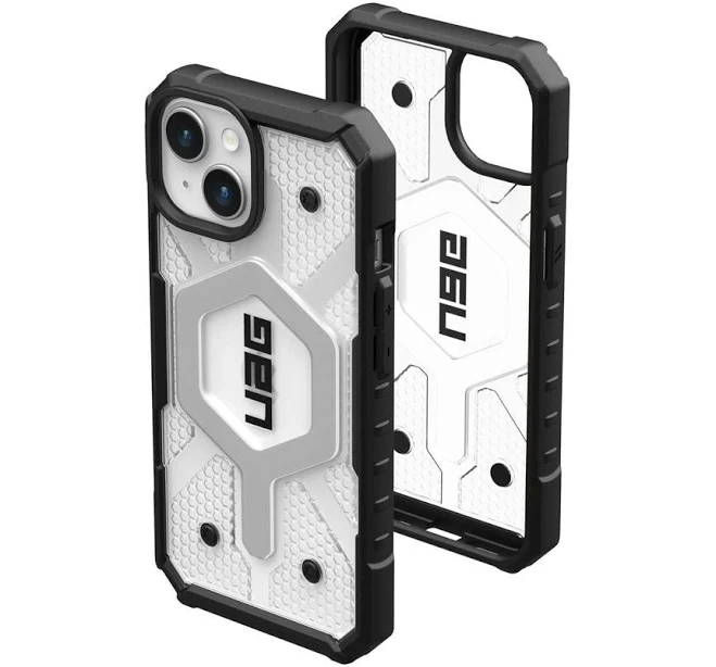 UAG Pathfinder Clear Magsafe Phone Case for iPhone 15 Plus (Ice)
