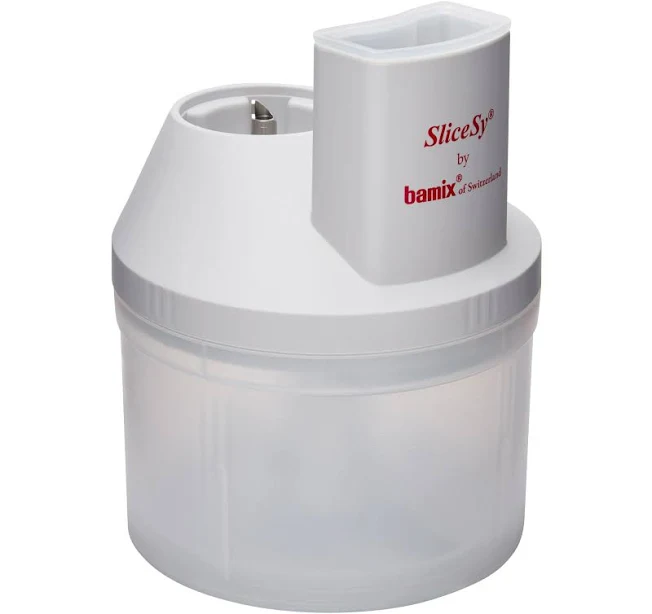 Bamix Slicesy processor Chopper Attachment White Coloured Kitchen Tool Device