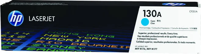 HP 130A Toner Ink Cartridge CF351A LaserJet Genuine (Cyan)
