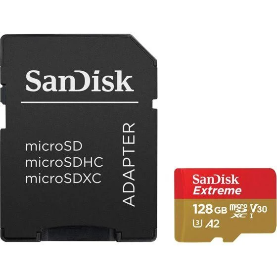 Sandisk Extreme Micro SDXC 128GB Memory Card