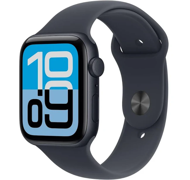 Apple Watch SE GPS 44mm Midnight Aluminium - Midnight Sport Band - M/L
