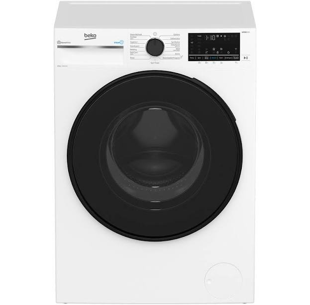 Beko BFLB1020W 10kg Connected Front Load Washing Machine with Steam (White)