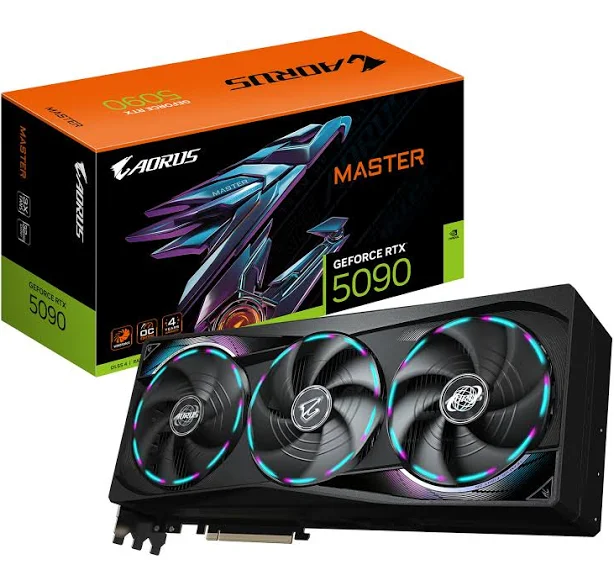 Gigabyte Aorus GeForce RTX 5090 Master 32G Graphics Card (GV-N5090AORUS M-32GD)