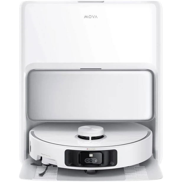 MOVA P50 Ultra Robot Vacuum with Flexible Mop, 19,000Pa Suction, Corner to Edge Cleaning, 75°C Dock Self Cleaning, Auto-Empty, Auto Refill, Obstacle Avoidance, Voice&App Control