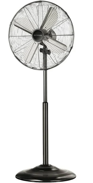 Kambrook 46cm Gunmetal Pedestal Fan