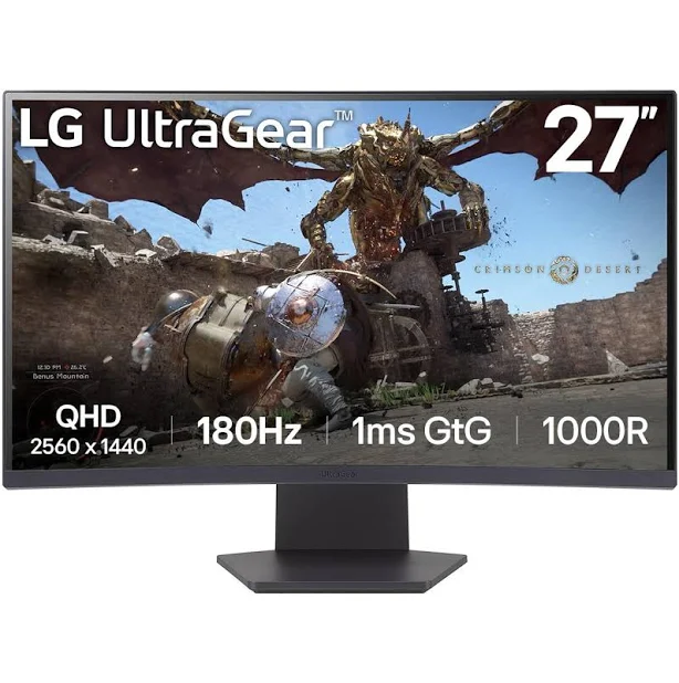 LG 27" QHD Curved Gaming Monitor